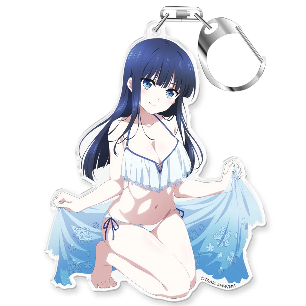 6CM Charm AnimeMahouka Koukou no Rettousei Keychain Stand Model Cosplay Characters Ornament Accessories Goods Collection Gifts