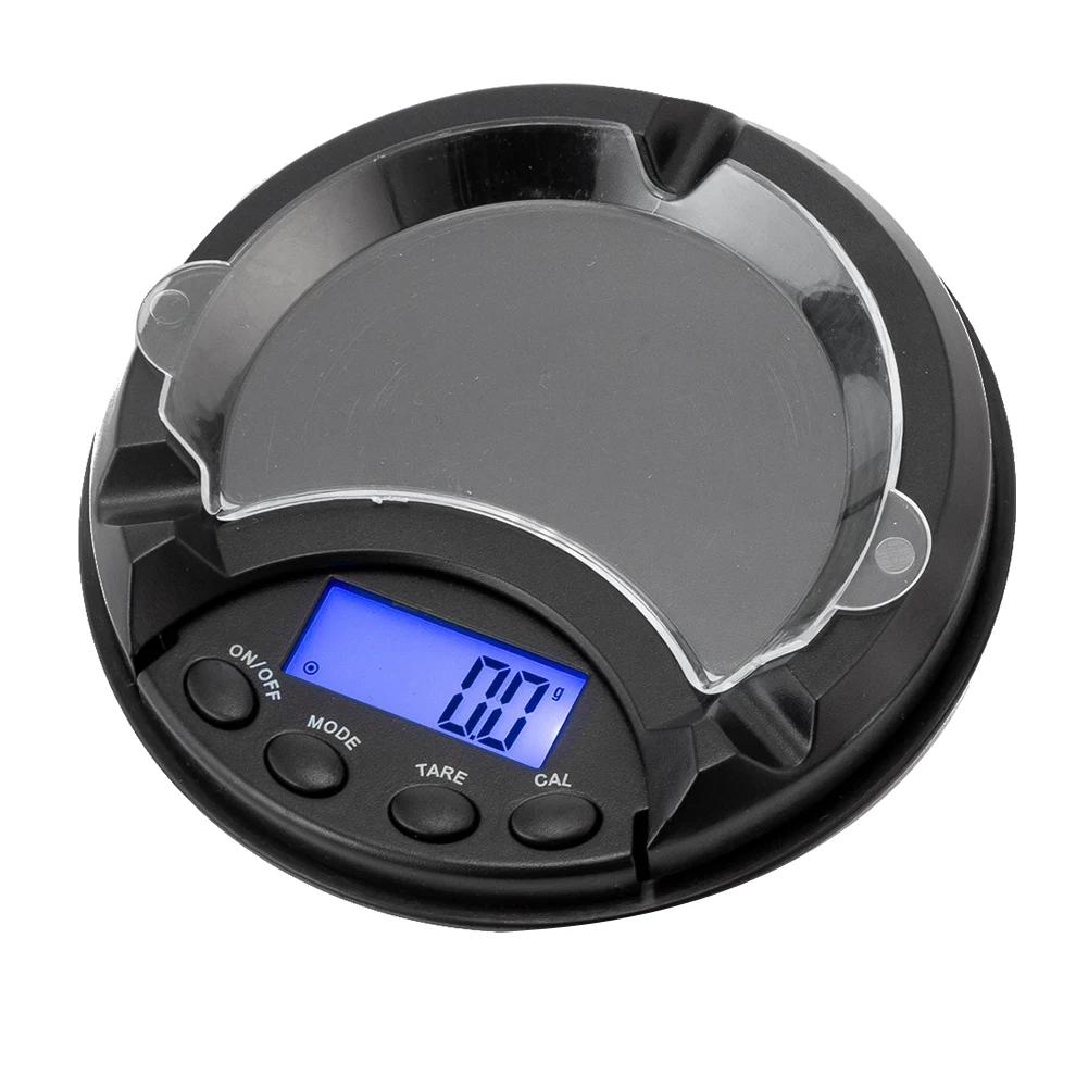 100G 0.01G Pocket Digital Scale Jewelry Gold Balance Weight Gram LCD Weighting Electronic Precision Scales Ashtray Shape