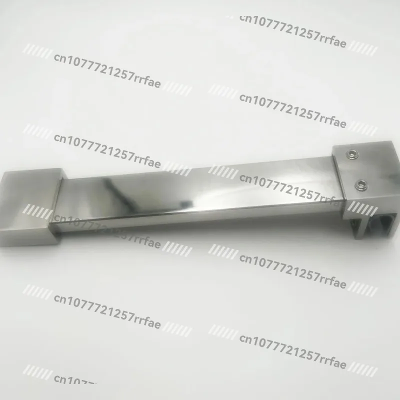 Bathroom strong 10 * 30mm stainless steel square frameless glass shower door support rod