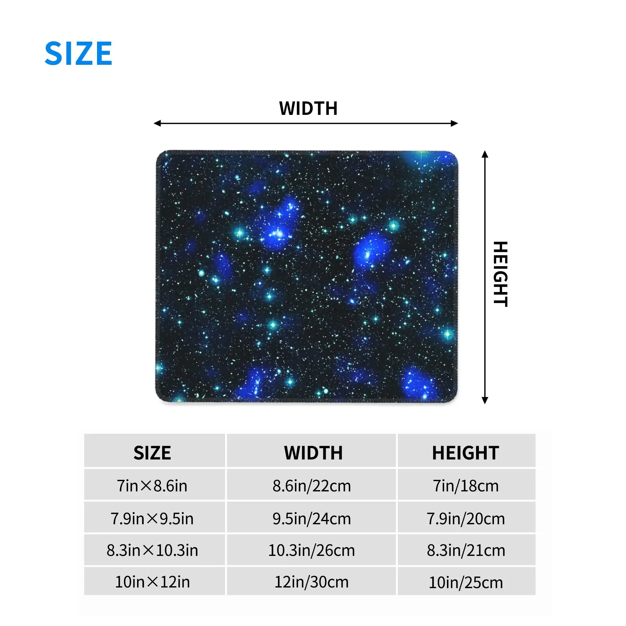Constellation Star Clusters Galaxies Halloween Mouse Pad Computer Keyboard Mouse Mat Gamer PC Laptop Desk Mat Office Table Mats
