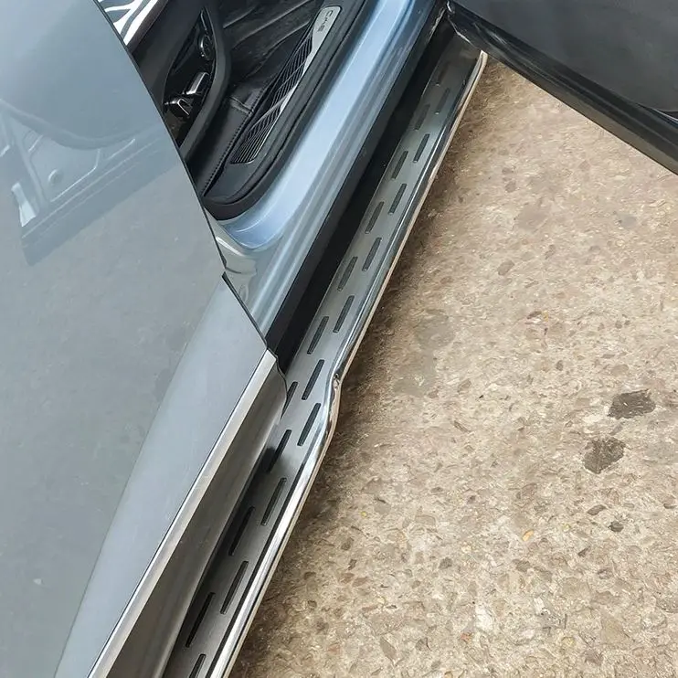 บันไดข้างรถยนต์อลูมิเนียม 2 ชิ้น สำหรับ Lexus GX 550 J250 ปี 2024 2025 ดีไซน์กันลื่นและเพิ่มสไตล์ภายนอก