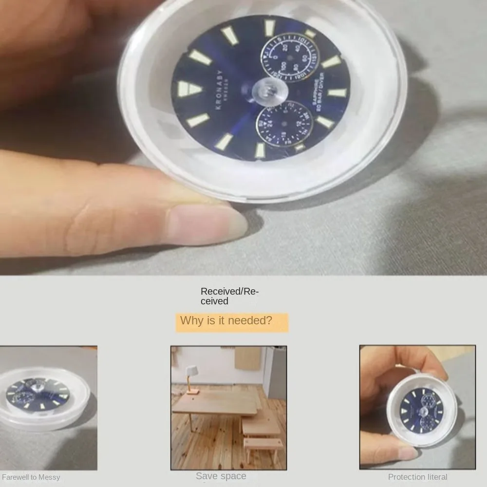 Useful Plastic Watch Dial Screen Protector Anti Drop Dustproof Watch Case Accessories Protective Watch Box Travel