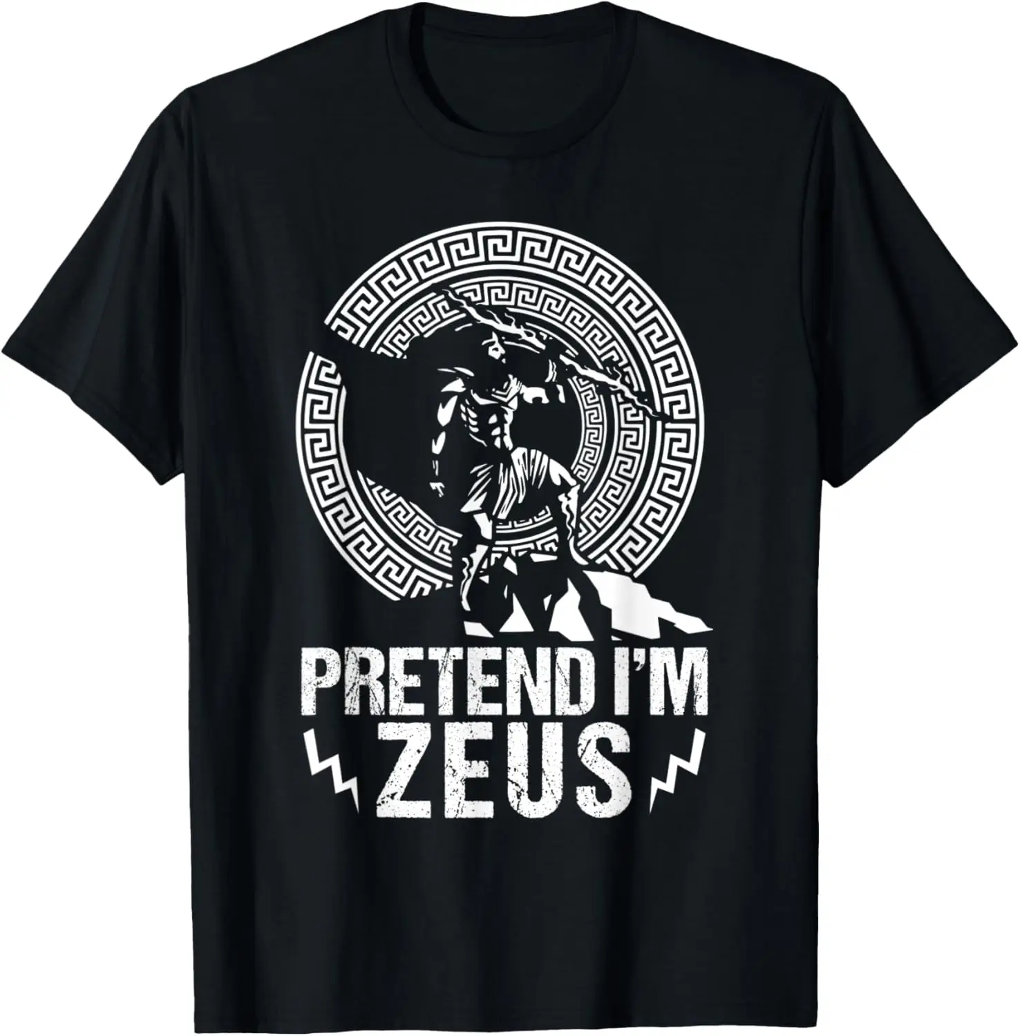 

Pretend I'm Zeus Costume Greek God Halloween Party T-Shirt