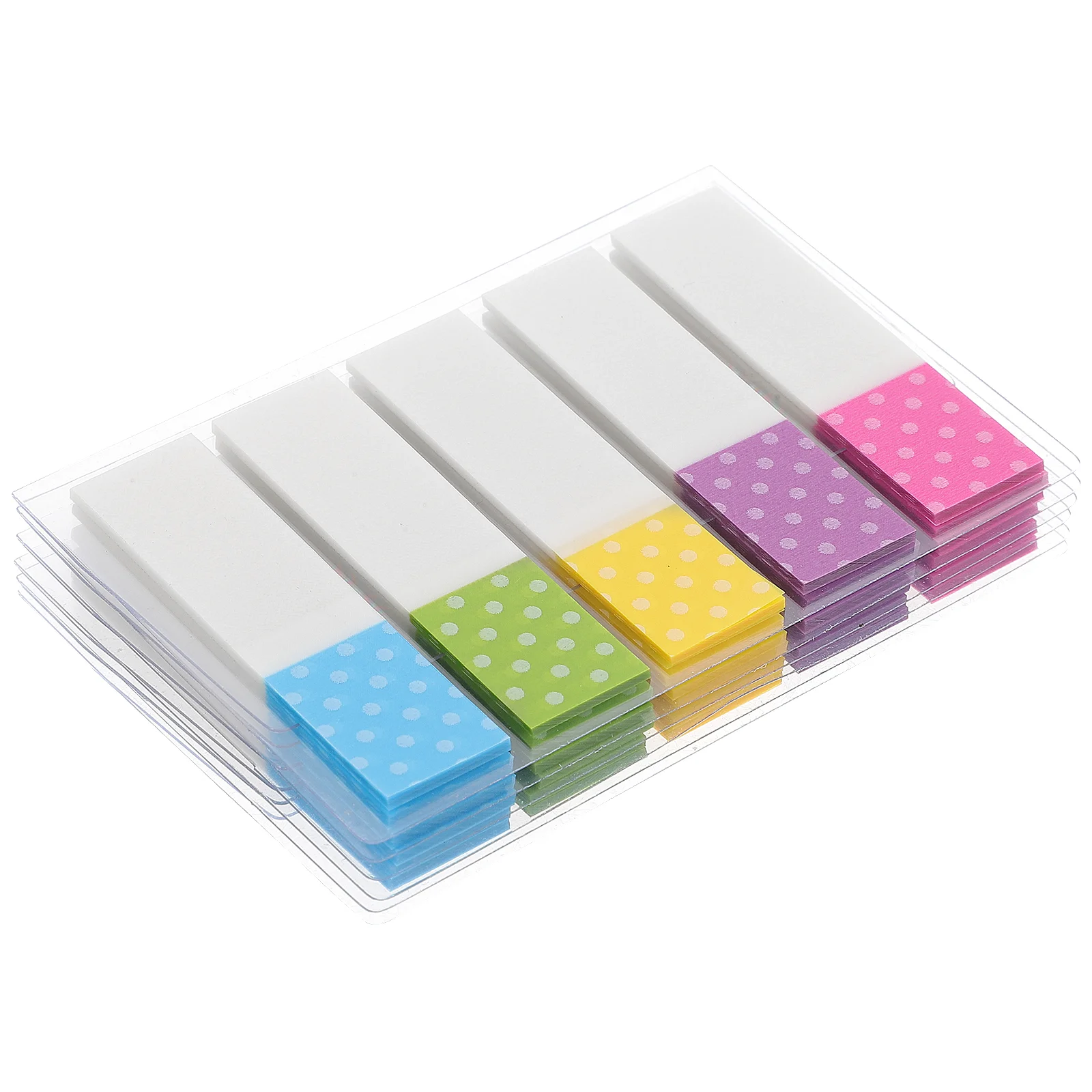 

6 Packs Fluorescent Transparent Label Tabs for Annotating Pastels Paper Page Mat Colorful Mats