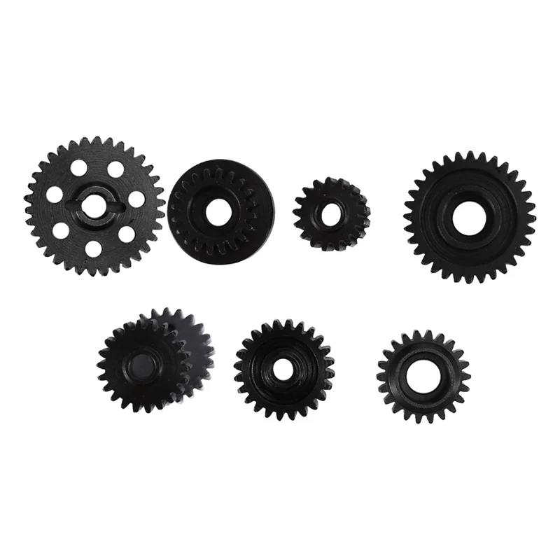 Metal Steel Transmission Gearbox Gears Set for YiKong YK4082 YK4102 YK4103 Absima Sherpa RC Crawler Car Upgrade Parts