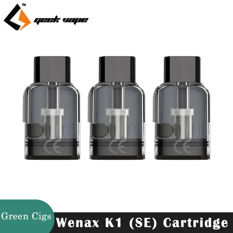 خرطوشة جراب GeekVape Wenax K1 SE أصلية vap 0.8ohm 1.0ohm 1.2ohm للسجائر الإلكترونية Wenax K1 SE/Wenax K1/Wenax K2 عدة