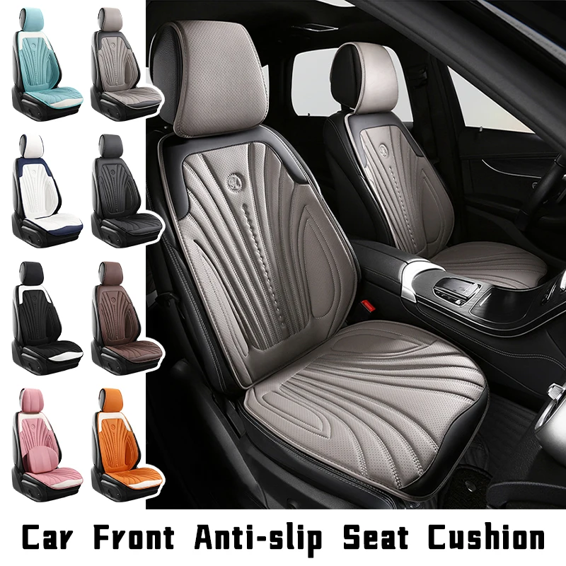 NEW Stylish Suede Car Seat Protection Cover Universal 3D Breathable Anti-slip Front Seat Cushion Men Women Luxury Auto Interior 