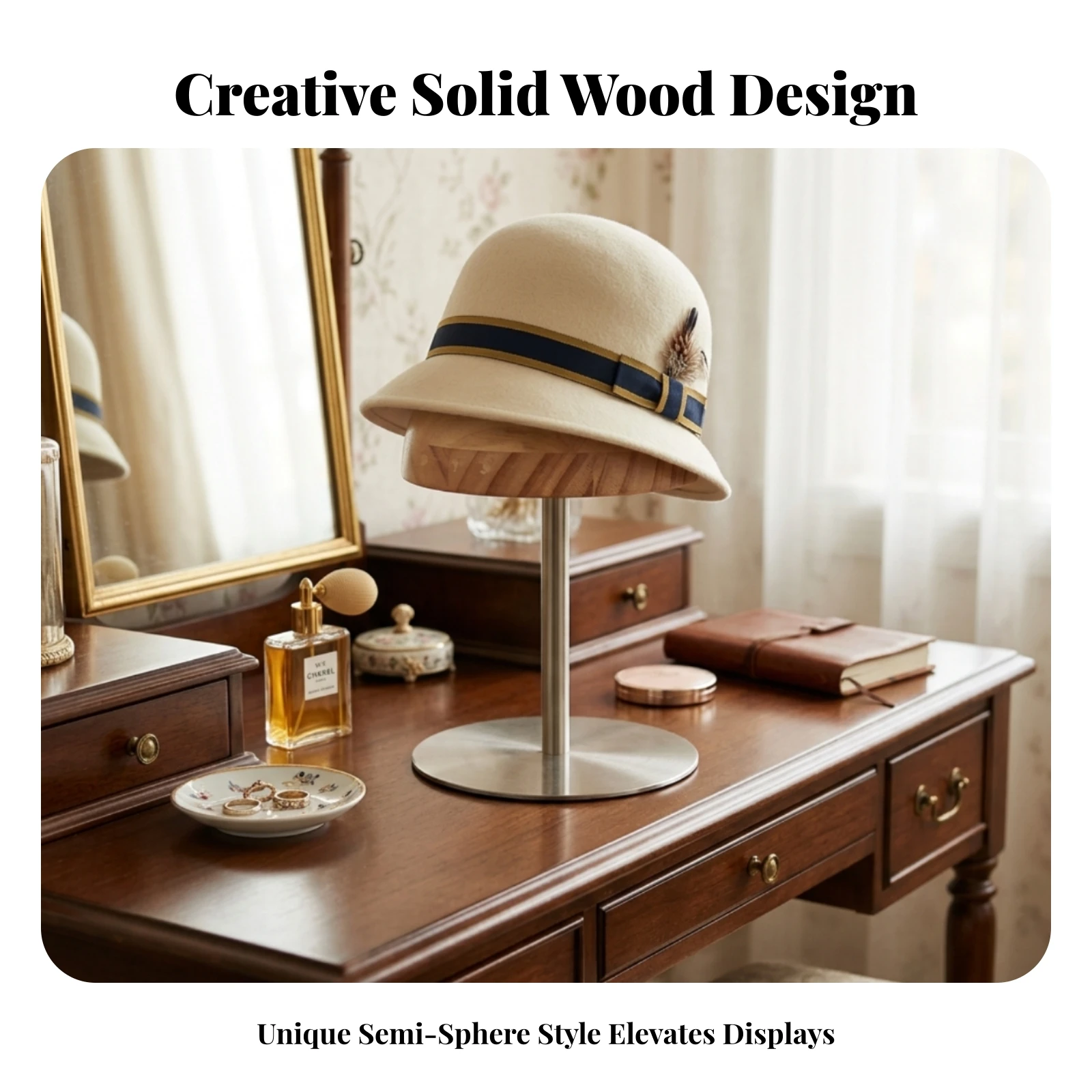 Hat Display Stand Storage Item Rust-Resistant