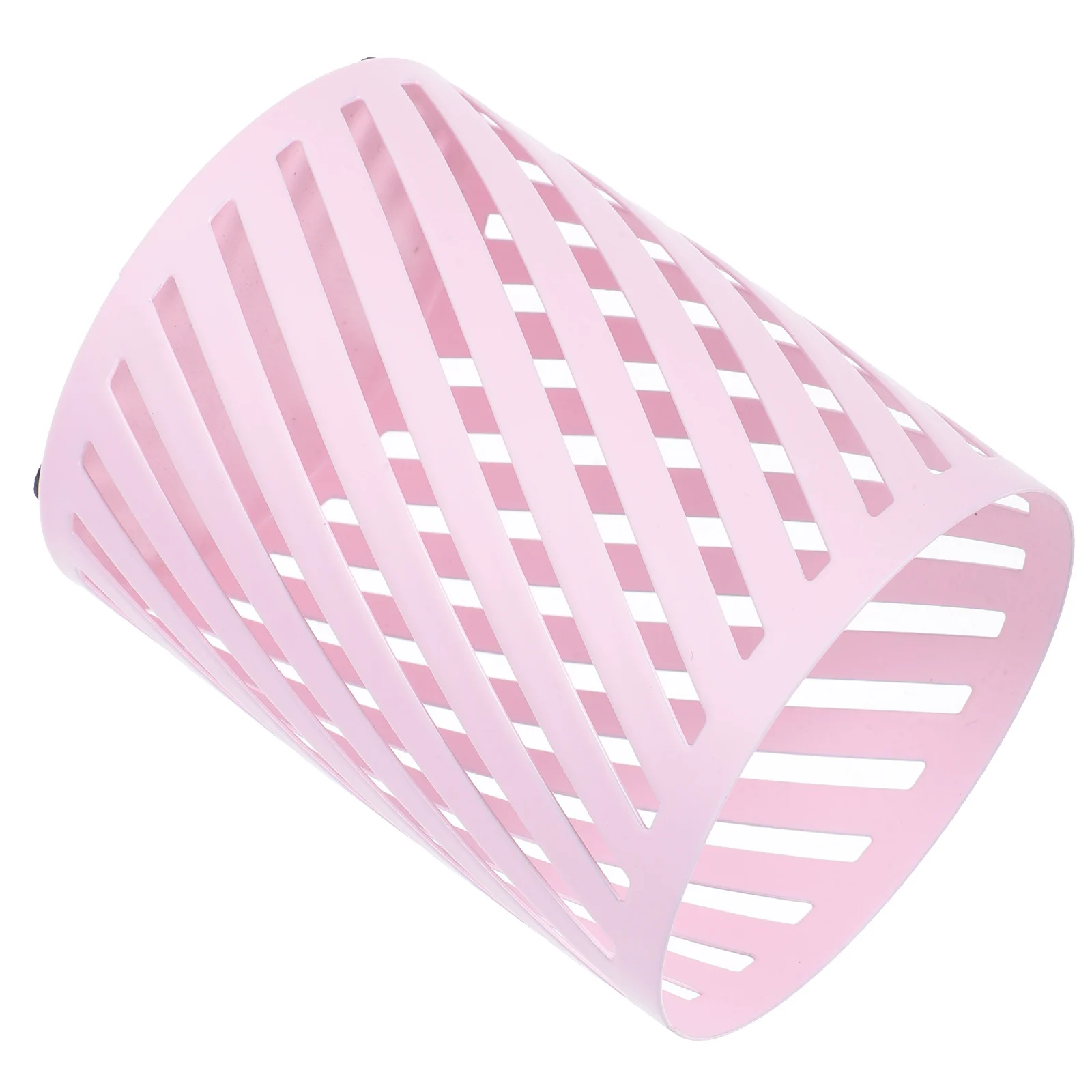

Round Pen Holder Desk ganizer Metal Twill Pattern Cute Mesh Cup Display Easy Clean Modern Nordic Style Office