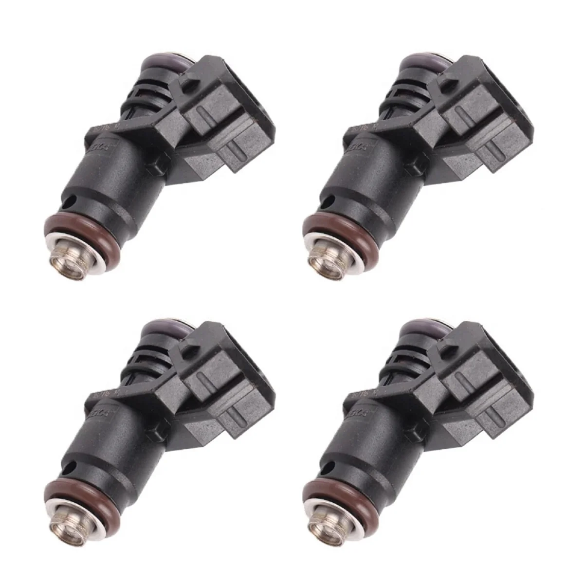 166007733R Fuel Injector, Turbo Fuel Injector for Renault Sandero Stepway 2007 Duster 2009,4PCS