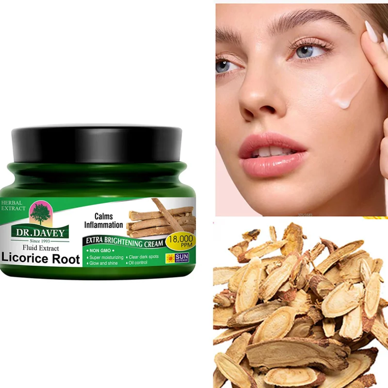 500 مل كريم وجه عرق السوس بسعة كبيرة للعناية بالوجه مرطب مغذي للبشرة كريم وجه منعش غير دهني