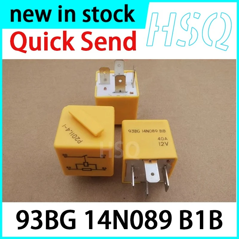 1PCS New 93BG 14N089 B1B 4-pin 40A12V Automotive Relay