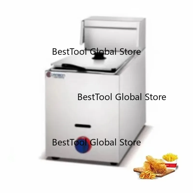 Restaurant Equipment Single Can of Fried Chicken and Chips Commercial Ga-s Fryer Filter