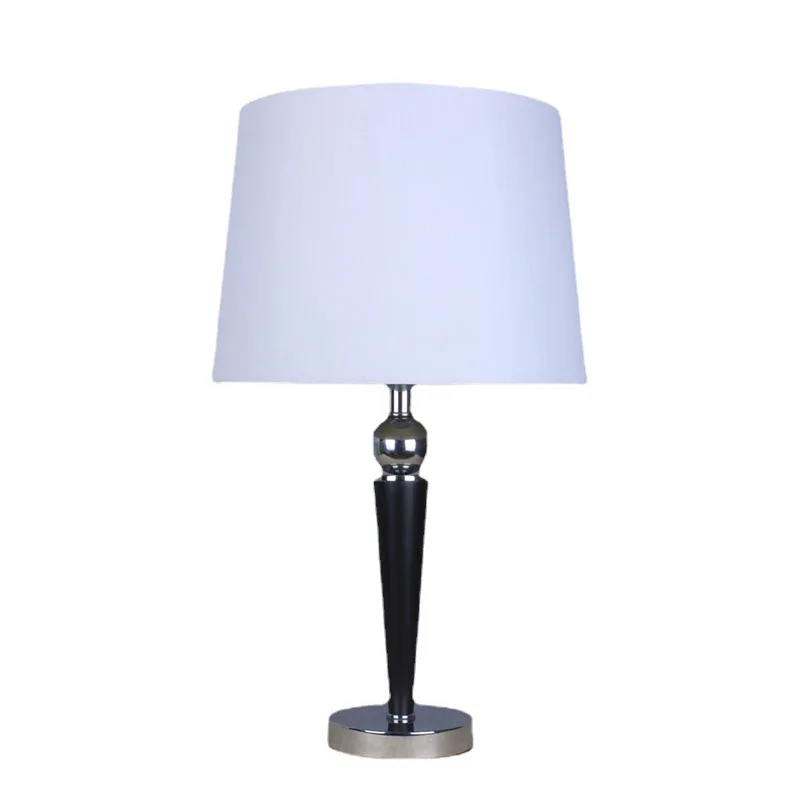 

Living room solid wood tripod table lamp, household bedroom bedside lamp