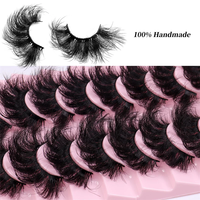 8 D Multi-layer stormg and durable cotton steam handmade elongated eye tail long and dense false eyelash