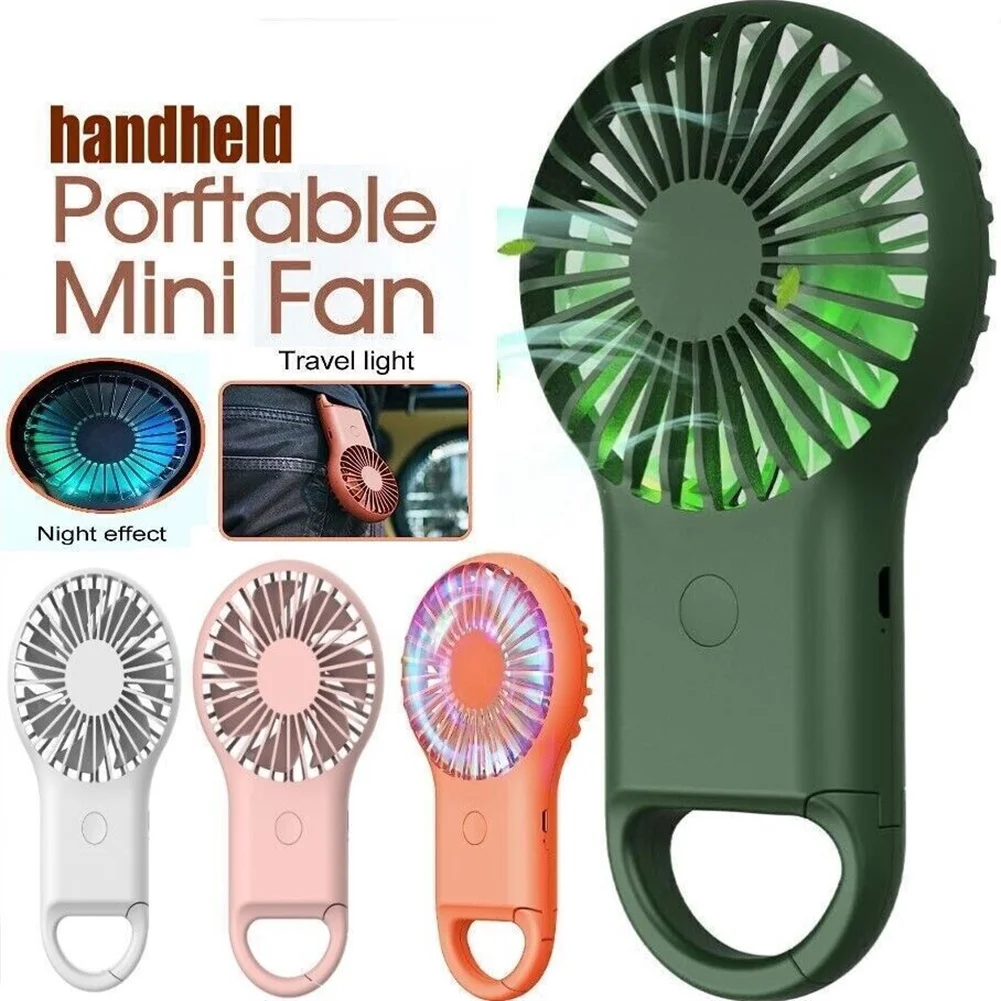 USB Mini Handheld Fan with Long Battery Life and Three Adjustable Speed Options Excellent for Travel and Outdoor Use