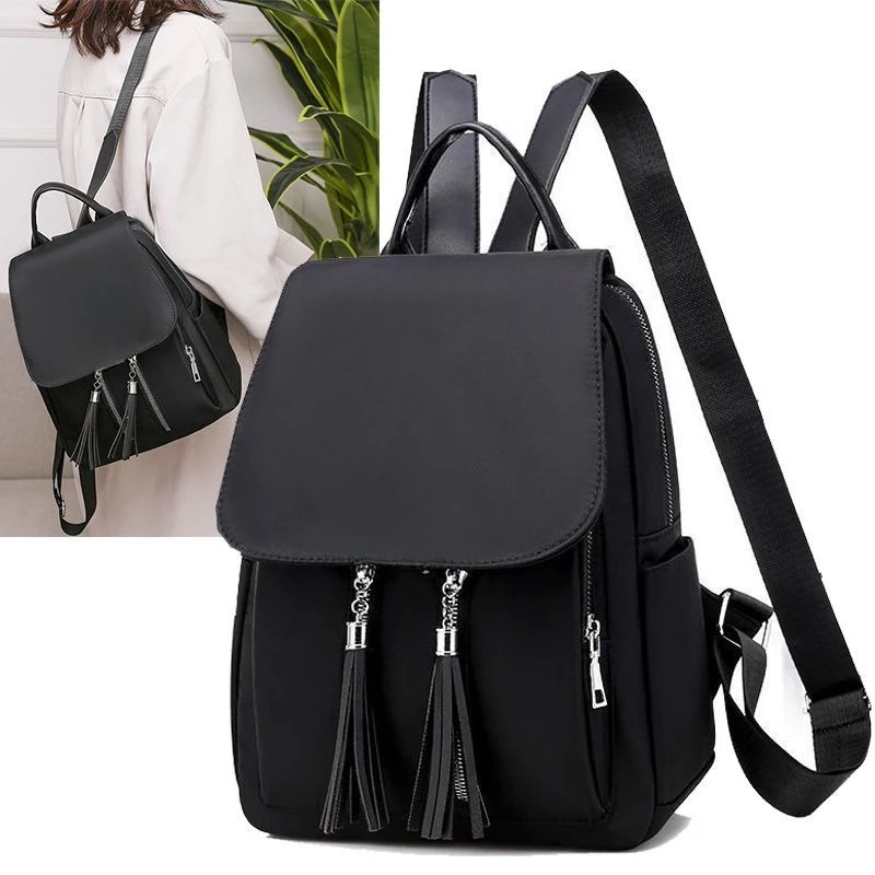 

Women's Shoulder Bag Fashionable Zipper Mini Bag Waterproof Lightweight Travel Mommy Bag Korean Style Women's Small Backpack