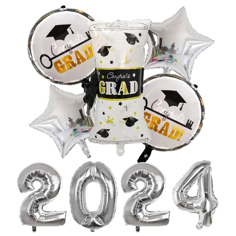 2023 Graduation balloon Graduation Gift Helium Foil Balloon School Graduation Party Decoration Supplies