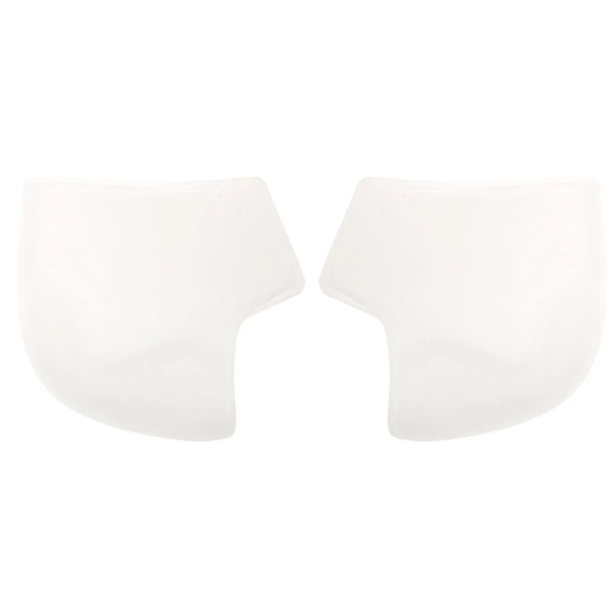 

2Pcs Gel Heel Socks Durable Medical-Grade Silicone Moisturizing White Foot Prevent Cracking Peeling Care