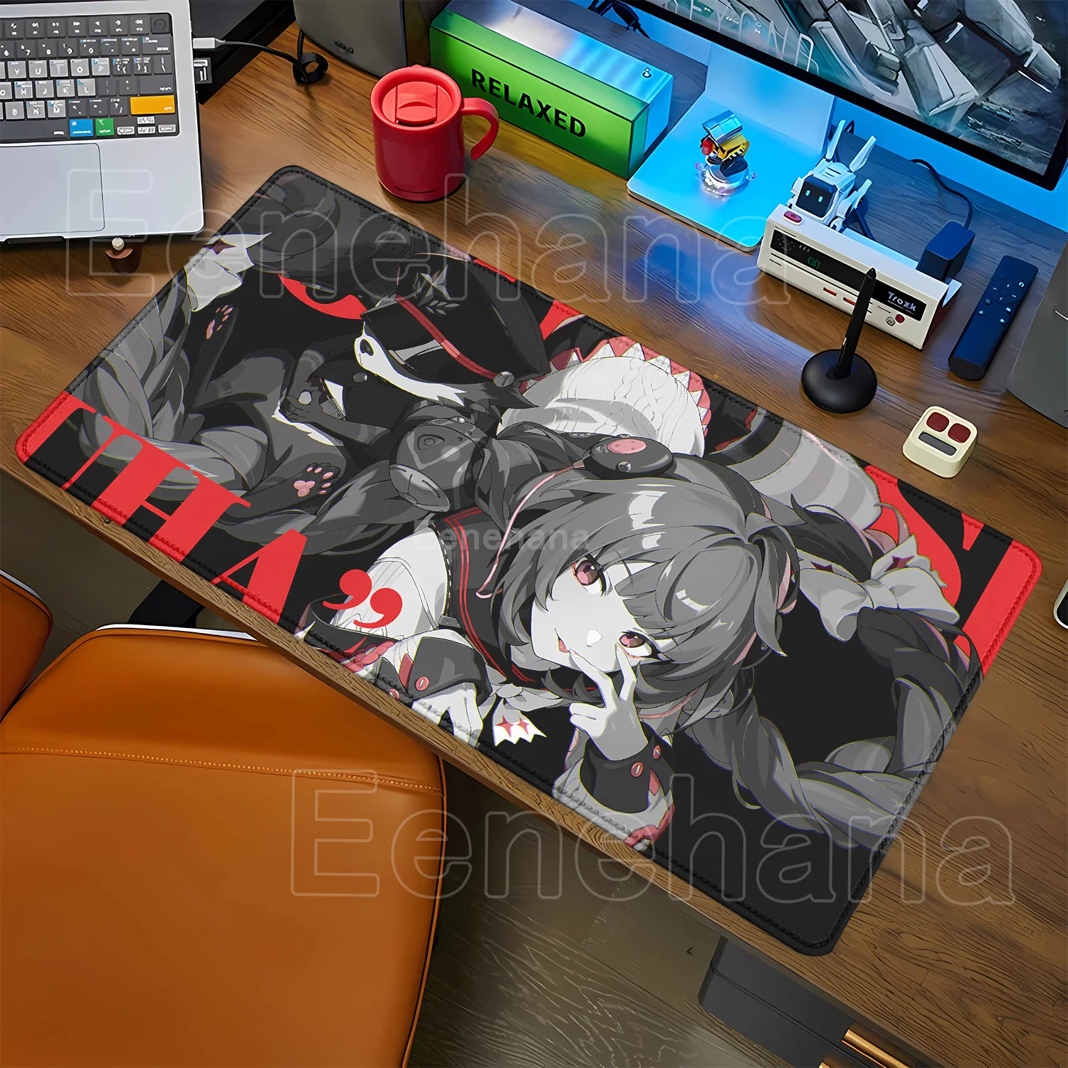 Large Mousepad Zenless Zone Zero ZZZ Ye Shunguang Ellen Joe Hoshimi Miyabi Kawaii office Keyboard HD Printing overlock Desk Mat