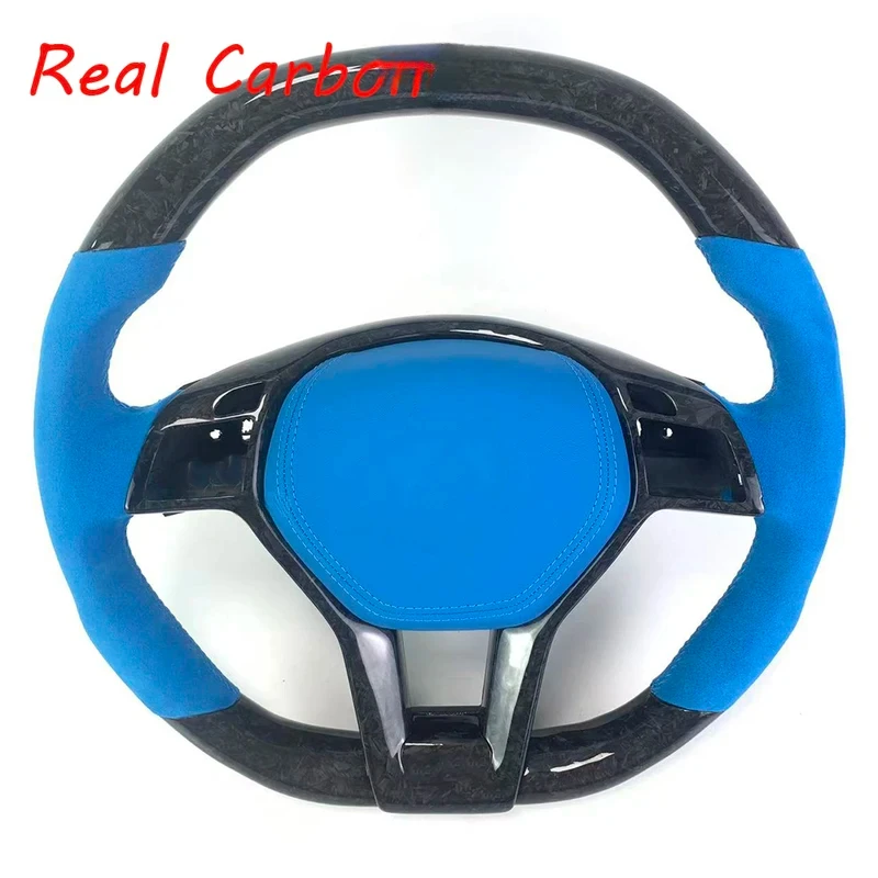 For Mercedes-Benz Versatile Forged Carbon Fiber Steering Wheel - Fits C63 AMG & GLC