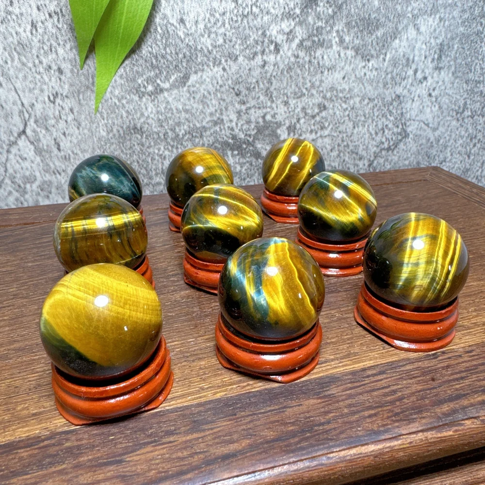 Sphères d'œil de tigre bleu ja - Home Decor Za avis et prix