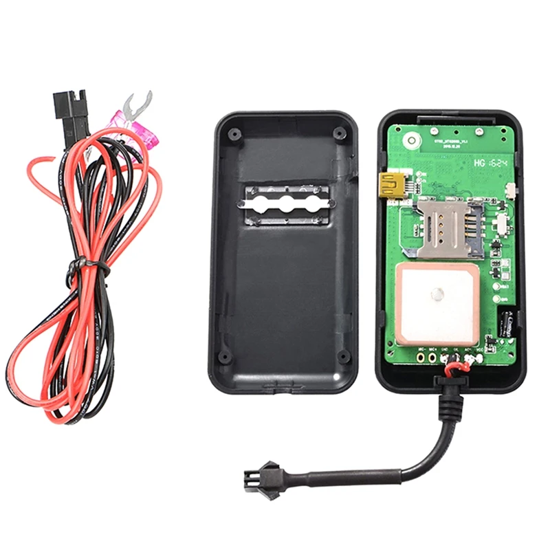 1Set GT02A 12V-36V Real-Time GPS/GSM/GPRS SMS Car GPS Tracker Real-Time Positioning Supports Google Maps Link Black