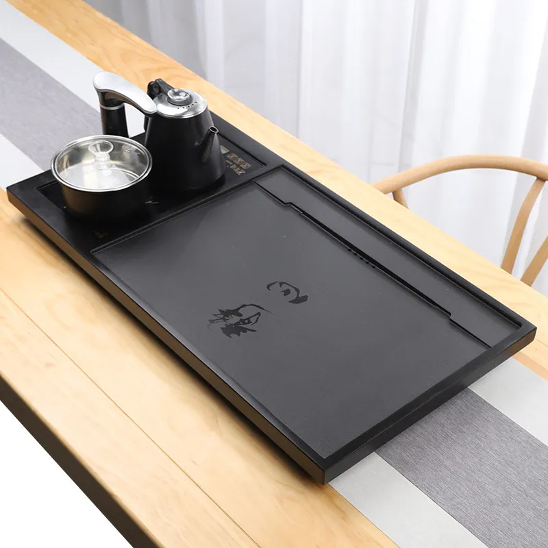 Living Room Rectangle Tea Tray Accessories Chinese Hospitality Ash Drainage Drip Tea Tray Valet Pot Bandejas Home Decorationgs