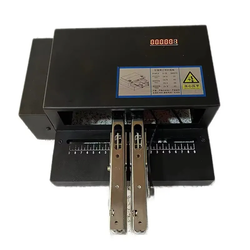 NO.10 آلة تجليد الكتب الكهربائية الذكية للمكتب ذات الرأس المزدوج