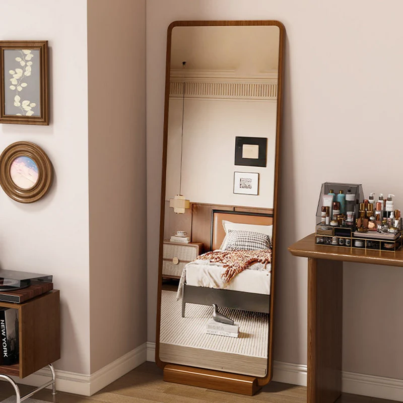 

Moving Modern Mirror Living Room Standing Full Body Men Girls Bedroom Bathroom Luxury Mirror Funky Espelhos Home Decorations