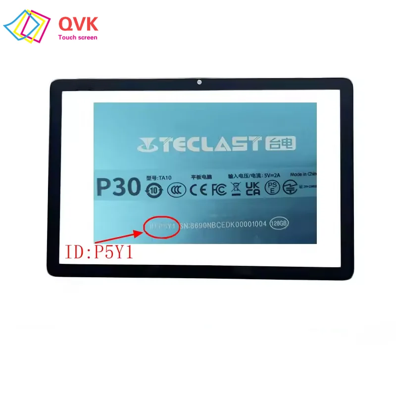 

10,1-дюймовый черный сенсорный экран для планшета Teclast P30 TA10 ID:P5Y1, емкостный сенсорный экран, внешняя стеклянная панель