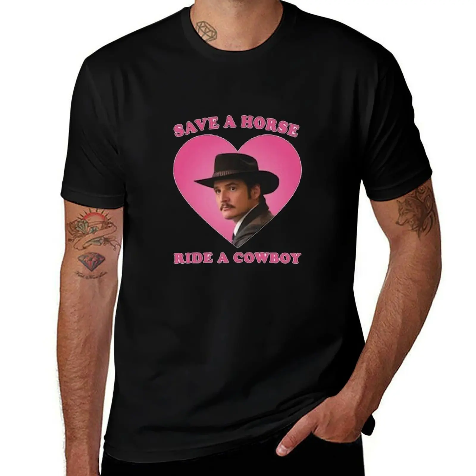 Save the horse ride a cowboy T-Shirt Lightweight Basic Short Sleeve Shirt T-Shirt