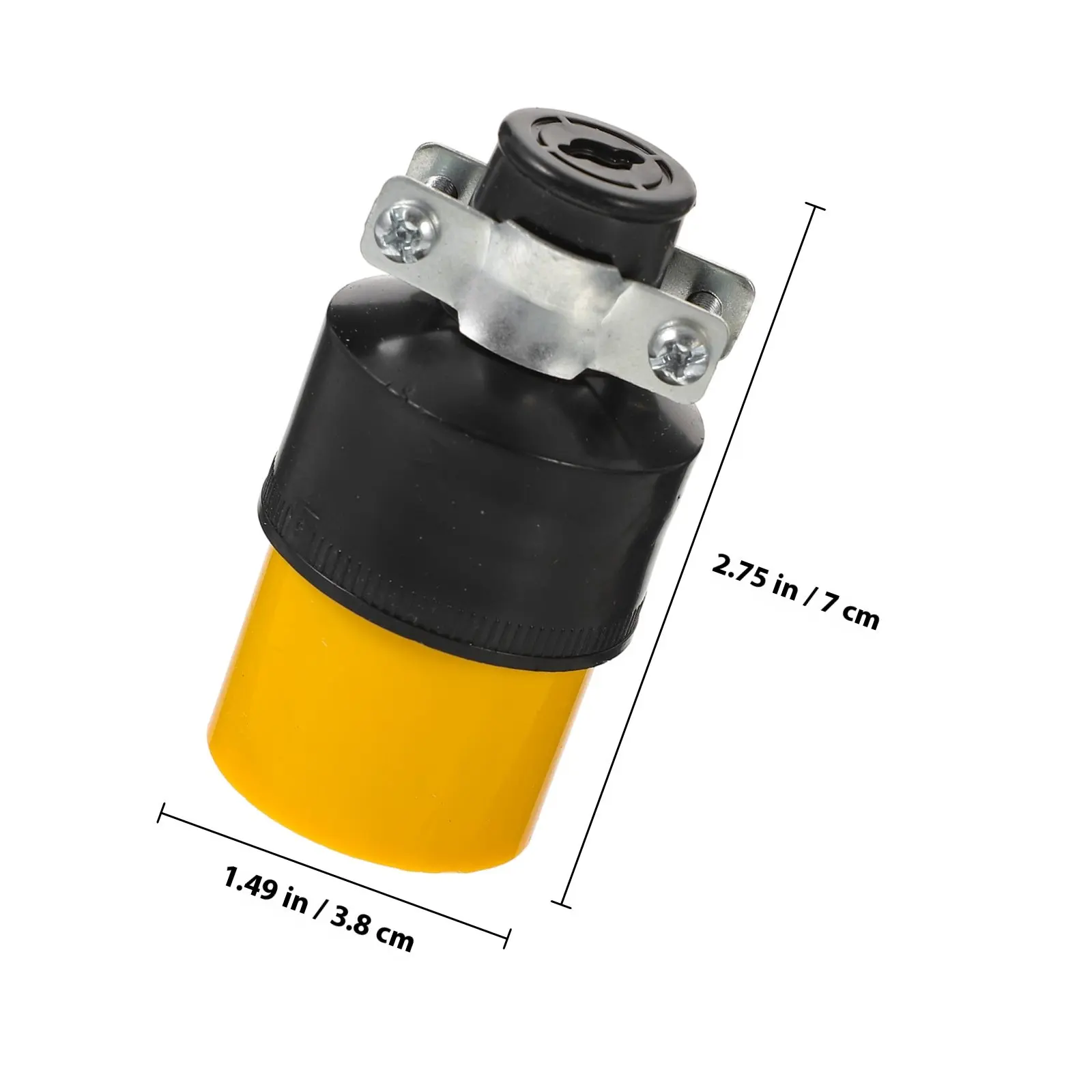2Pcs Extension Cord End Female Electrical Replacement Plug Connector 3-Prong Grounding Repair Kit for Power Cord