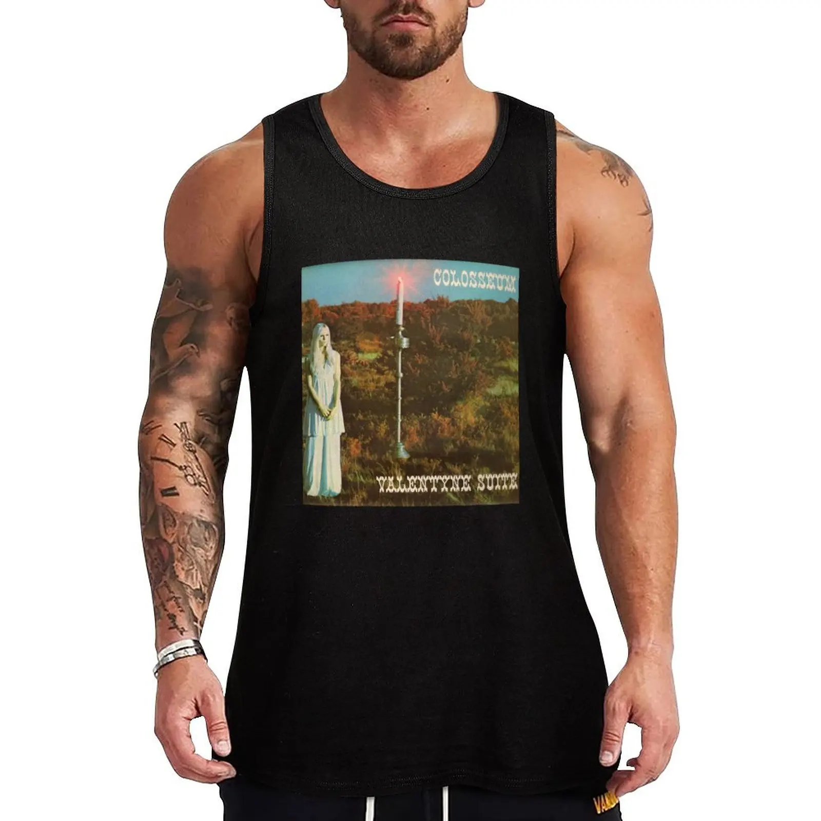 

Colosseum- Valentyne Suite - 1969 Classic Tank Top sleeveless gym shirt man fitness singlets for men Men's vest