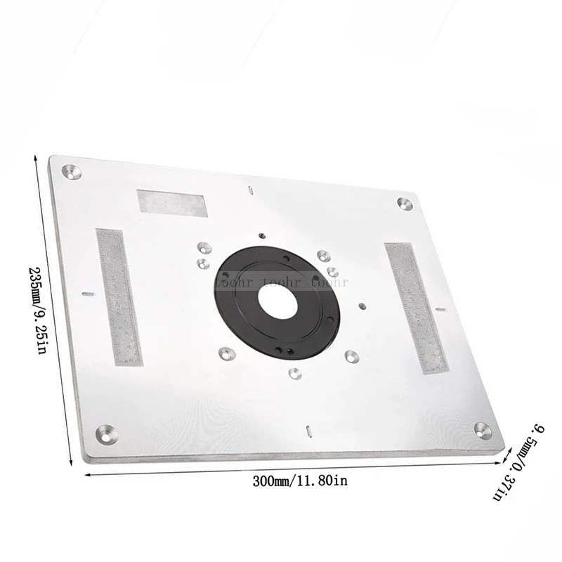 Universal Electric wood milling trimming machine Flip Plate guide table Router Table Insert Plate For Woodworking Work Bench