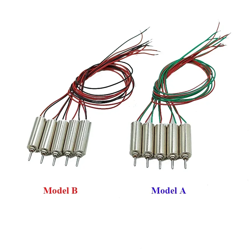 5PCS/Lot 0412 Mini 4mm*12mm Tiny Coreless Motor Micro 412 Hollow Cup Engine DC 3.7V 48000RPM Ultra High-speed Motor DIY RC Drone