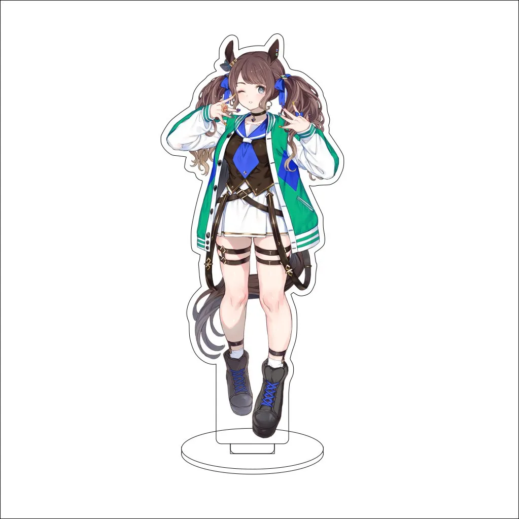 16CM Anime Game Pretty Derby Silence Suzuka Special Week King Halo Tosen Jordan Cos Acrylic Figure Stand Ornaments Gifts view 6
