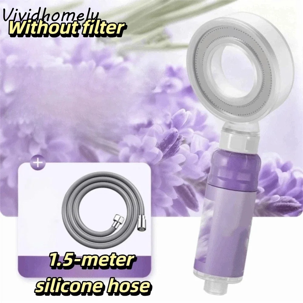 

Built-in Water Filter Pressurized Shower Head Chlorine Removal Function Pressurized Design Shower Head With Water Filter