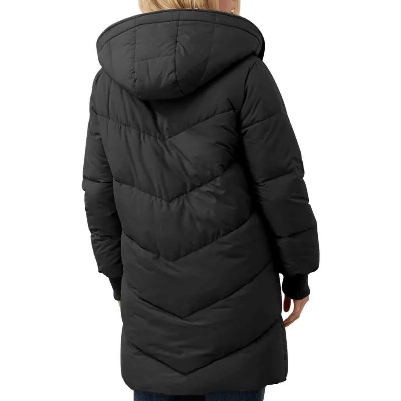 Women's Clothing Solid Warm Fleece Hooded Cotton Coat Long Sleeves Double-sided Velvet Slim Fit Elegant Cardigan Outerwear Top