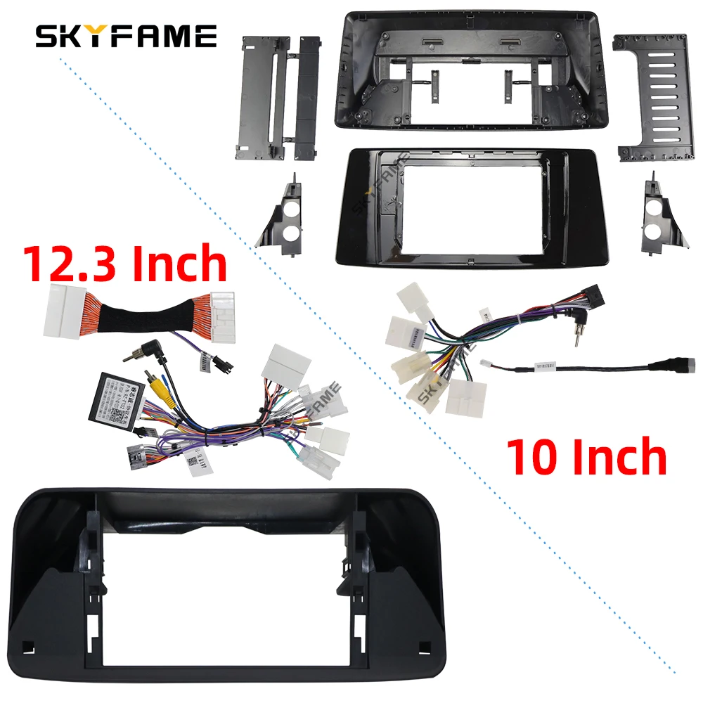 

SKYFAME Car Frame Fascia Adapter Canbus Box Decoder Android Radio Dash Fitting Panel Kit For Toyota Sienna