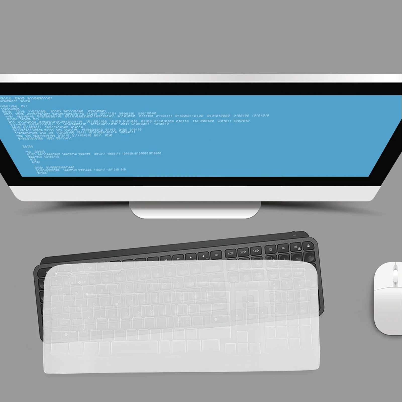 

Silicone Laptop Keyboard Protector Keyboard Skin White Washable Durable Reusable Protective Thin Computer Skin