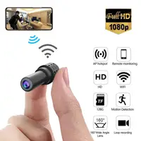 Mini cámara IP 4K HD, 128GB, 1080P, inalámbrica, WLAN, WiFi, cámara de vigilancia, cámara web espía para detección, monitoreo, grabación