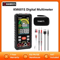 KAIWEETS KM601S Digital Multimeter 10000 Counts True-RMS Meter Smart Mode Manual Mode Flashlight Multiple Functions Safety