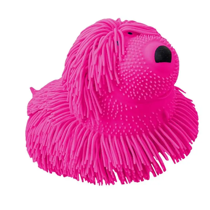 

Pinching Joy TPR Long Haired Hairball Toy Stress Reliever Kids Stress Pull Toy Soft Vent Family Desk Accessories Fun