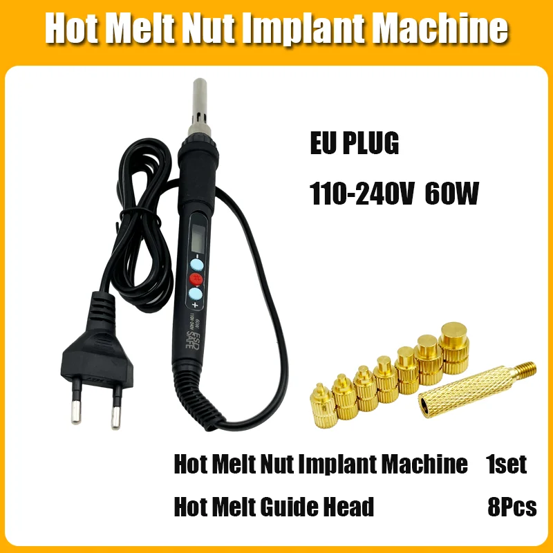 Wärme Set Einsatz Lötkolben Spitze Kopf M2 M3 M4 Hot Melt Einsätze Mutter Messing Schraube Eingebettet Gewinde Einsetzen Kit Kunststoff 3d Druck