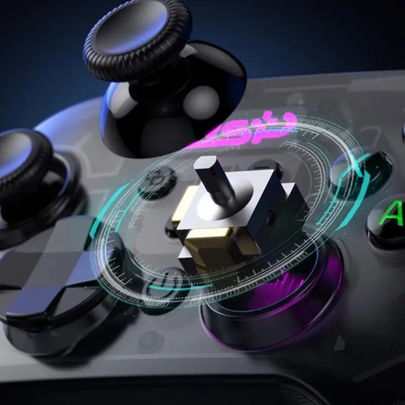 Professional Wireless Wireless Game Controller Gamepad With Double Hall Joysticks And Triggers For PC Mobile Gaming
