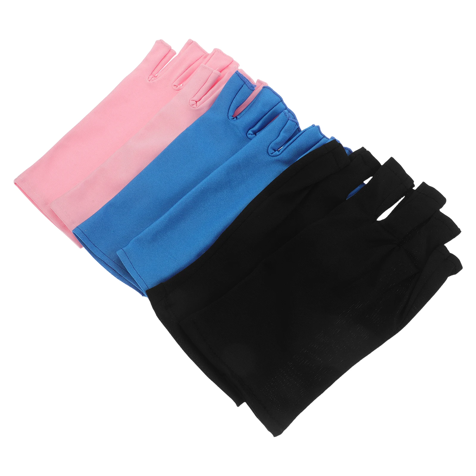 

Fingerless Uv Protective Gloves For Nails Manicure Essentials Half-Finger Anti-Uv Nail Art Hand Protection