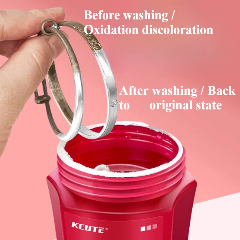 238ml Silver Cleaning Solution DIY Cleaning Oxidation Turns Yellow Turns Black Silver Jewelry Maintenance/Cleaning Solution