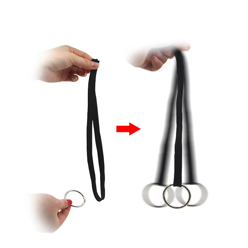 Ring and Loop Magic Tricks Close Up Magia Hoop Rope Escape Magie Mentalism Illusion Gimmick Props Toys