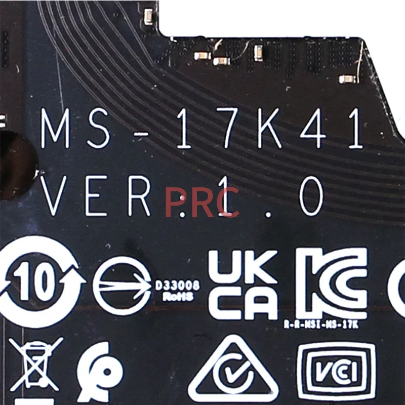 MS-17K41 para placa base de ordenador portátil MSI GE76 SRLD1 i7-12700H GN20-E7-A1 RTX3080 RTX3070Ti placa base para portátil